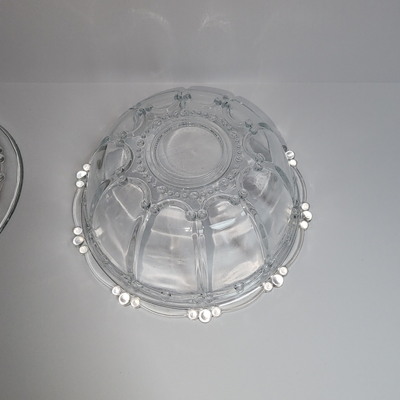 Vintage Decorative Glass Candy Bowl With Lid Grannycore - Picture 6 of 10